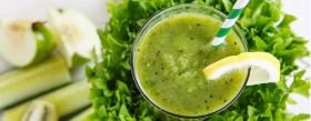 Jugo verde desintoxicante con aloe vera